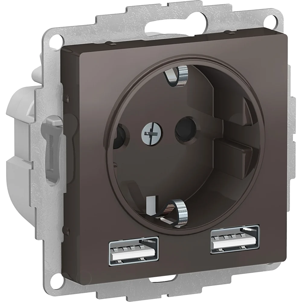 Комбинированная розетка Systeme Electric AtlasDesign ATN000630