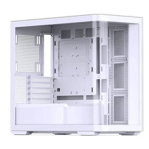 Корпус mATX JONSBO D300, Mini-Tower, без БП, белый [d300 white]