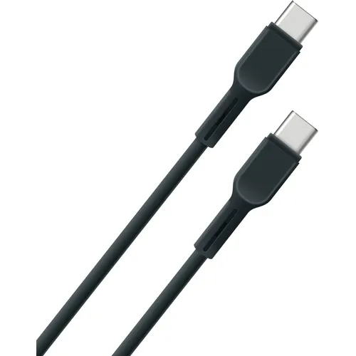 Кабель BORASCO USB Type-C (m) - USB Type-C (m), 0.5м, черный [52596]