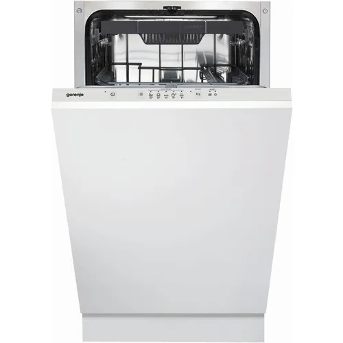 Встраиваемая посудомоечная машина Gorenje GV520E10S, узкая, ширина 44.8см, полновстраиваемая, загрузка 11 комплектов