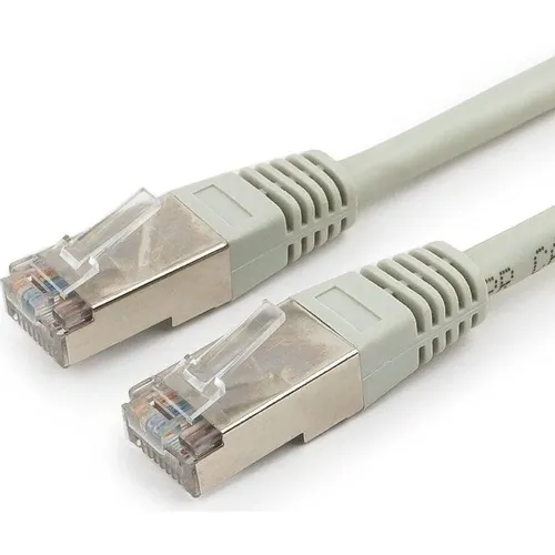 Патч-корд PREMIER PP6-15M литой (molded), FTP, кат.6, 15м, 4 пары, 24AWG, алюминий омедненный, многожильный, серый