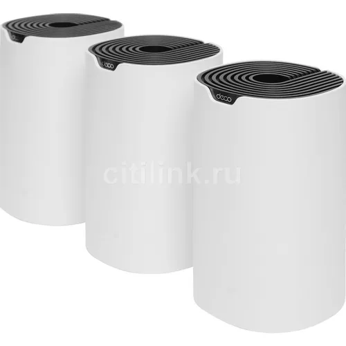 Бесшовный Mesh роутер TP-LINK Deco S7(3-pack), Wi-Fi 5, AC1900, 2.4/5ГГц, 3 WAN/LAN, белый, 3 шт. в комплекте
