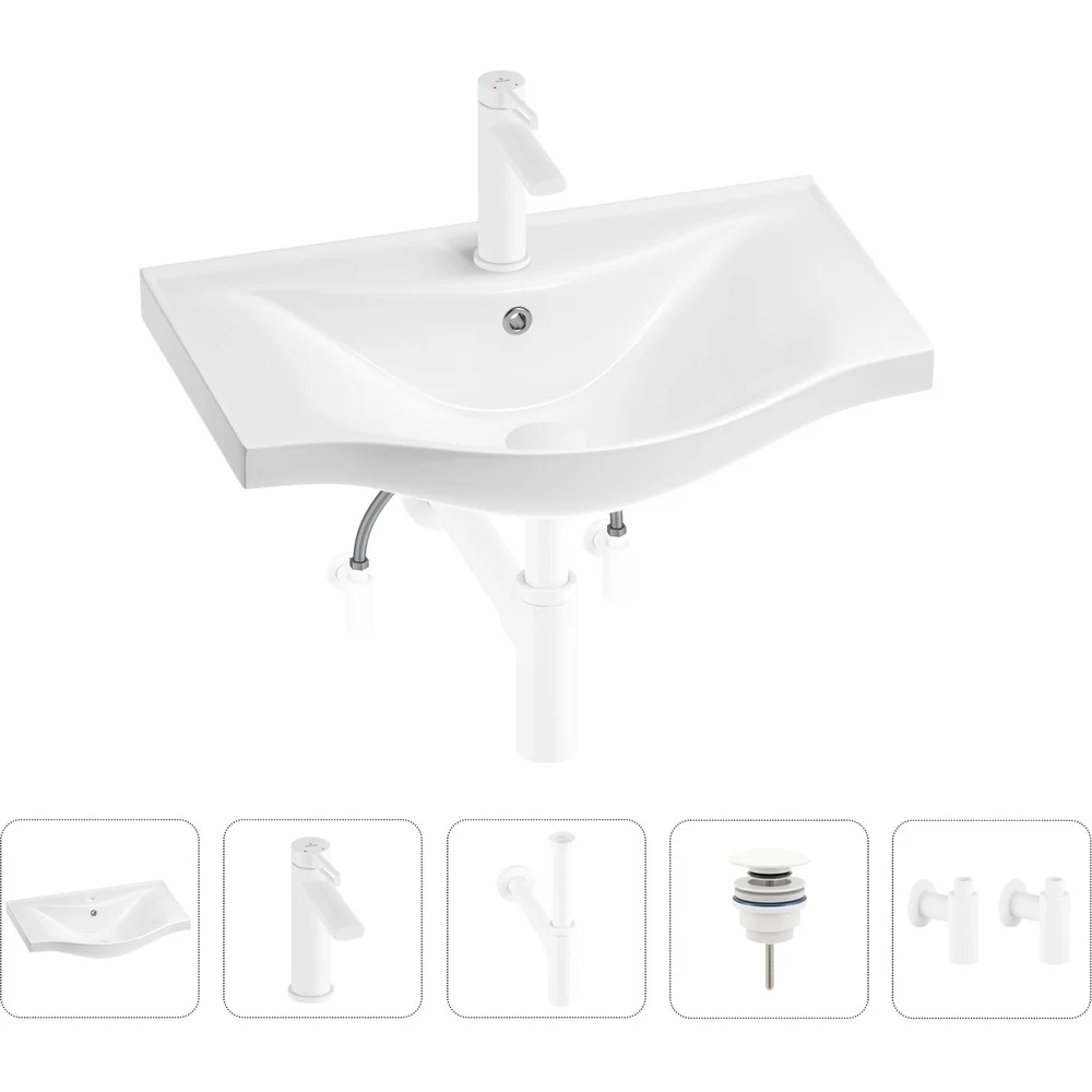 Раковина для ванной Wellsee Bisou 201005215