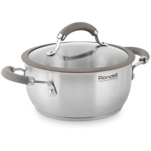 Кастрюля 2л Rondell Balance RDS-753, нержавеющая сталь, с крышкой