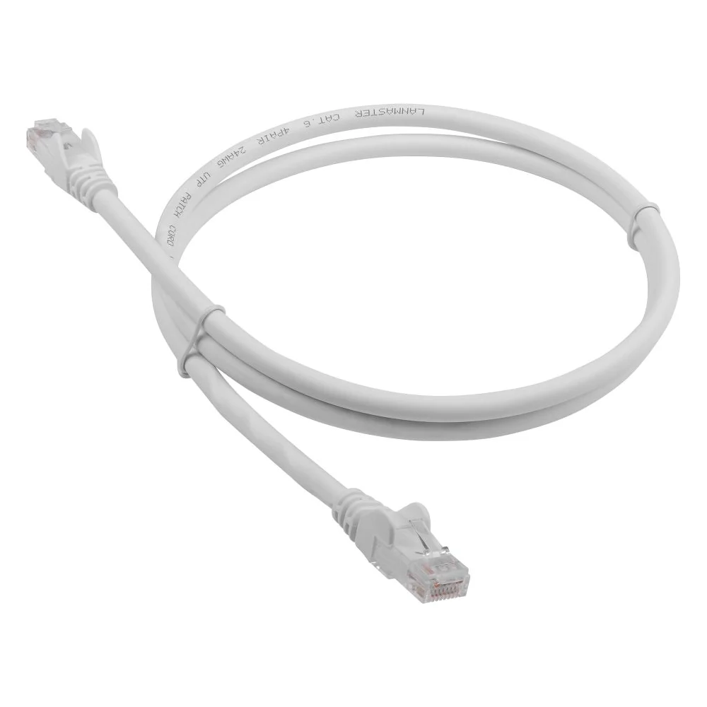 Патч-корд LANMASTER LAN-PC45/U6-0.5-WH