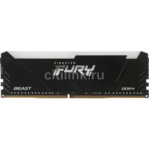 Оперативная память Kingston Fury Beast KF432C16BB2A/32 DDR4 - 1x 32ГБ 3200МГц, DIMM, Ret
