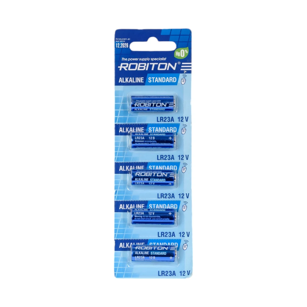Батарейка Robiton STANDARD R-23A-0-BL5 14081