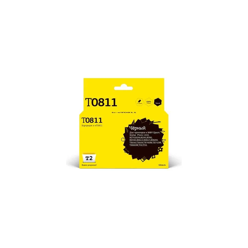 Картридж для Epson Stylus Photo R270 R290 R390 RX690 TX700 T2 IC-ET0811