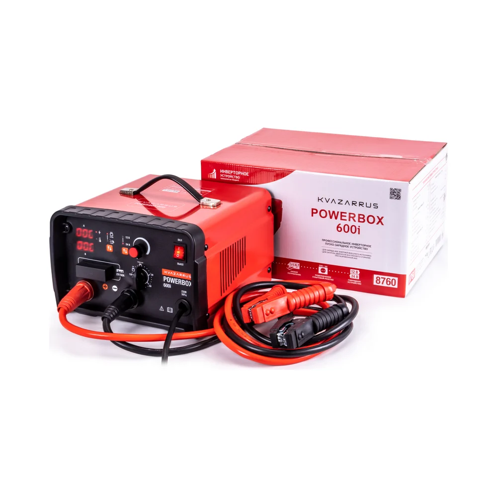 Инверторное пуско-зарядное устройство KVAZARRUS powerbox 600i 8760
