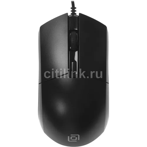 Мышь проводная Oklick 207M, оптическая, USB, 2400dpi, черный [1474598]