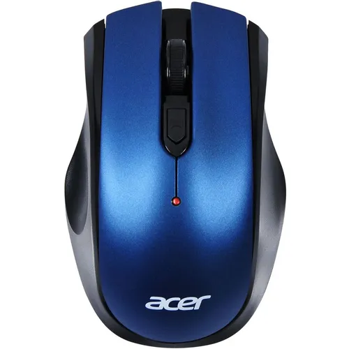 Мышь беспроводная Acer OMR031, радио, оптическая, USB, 1600dpi, черный и синий [zl.mceee.008]