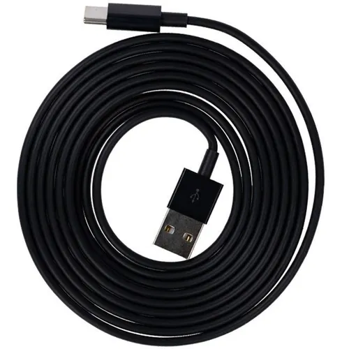 Кабель ZIBELINO USB Type-C (m) - USB (m), 2м, 2.4A, черный [zdap-u-c-12w-2m-blk]