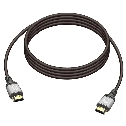 Кабель аудио-видео Digma D-HDMI-V2.0-3M, HDMI (m) - HDMI (m), ver 2.0, 3м, GOLD, черный