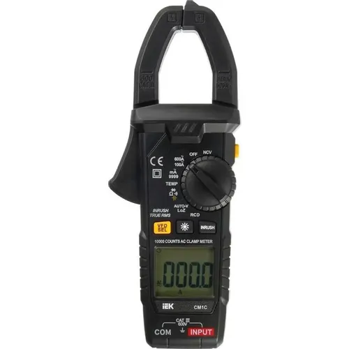 Клещи токоизмерительные IEK ARMA2L 5 CM1C, измер.ток: переменный [a2l5-cm13-01]