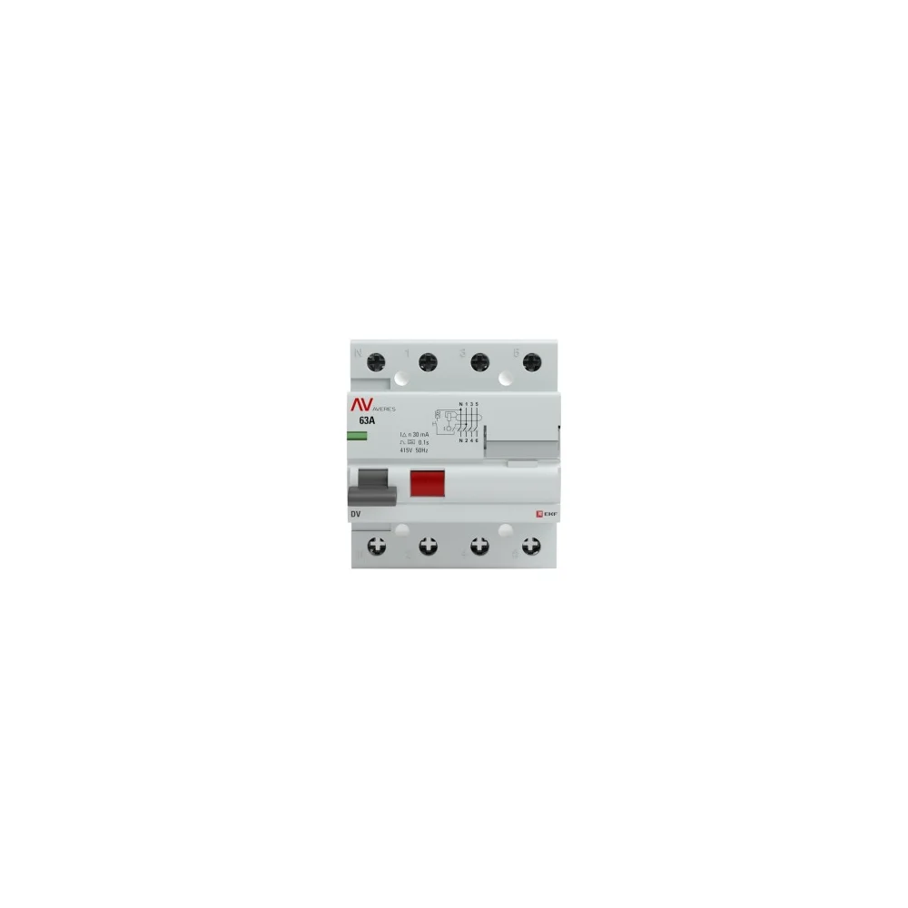 Устройство защитного отключения EKF DV AVERES rccb-4-40-30-ac-av