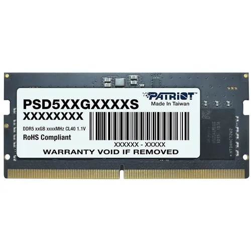 Оперативная память Patriot PSD532G48002S DDR5 - 1x 32ГБ 4800МГц, для ноутбуков (SO-DIMM), Ret