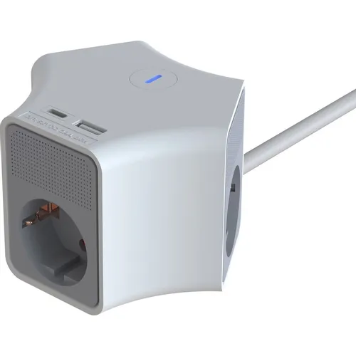 Сетевой фильтр Ritmix RM-231C, 2м, белый