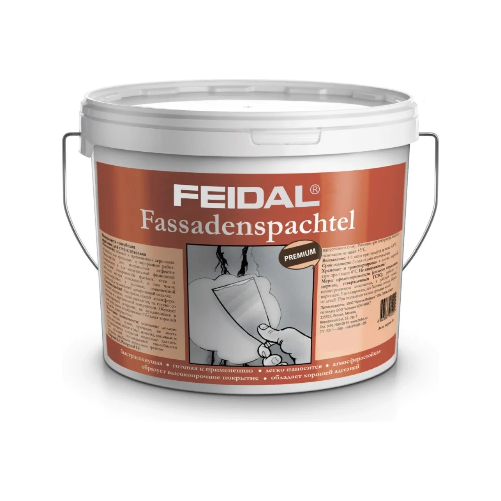 Шпатлевка Feidal Fassadenspachtel 20027