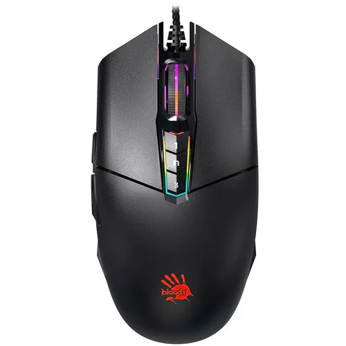 Мышь проводная A4TECH Bloody P91s, игровая, оптическая, USB, 8000dpi, черный [p91s black activated]