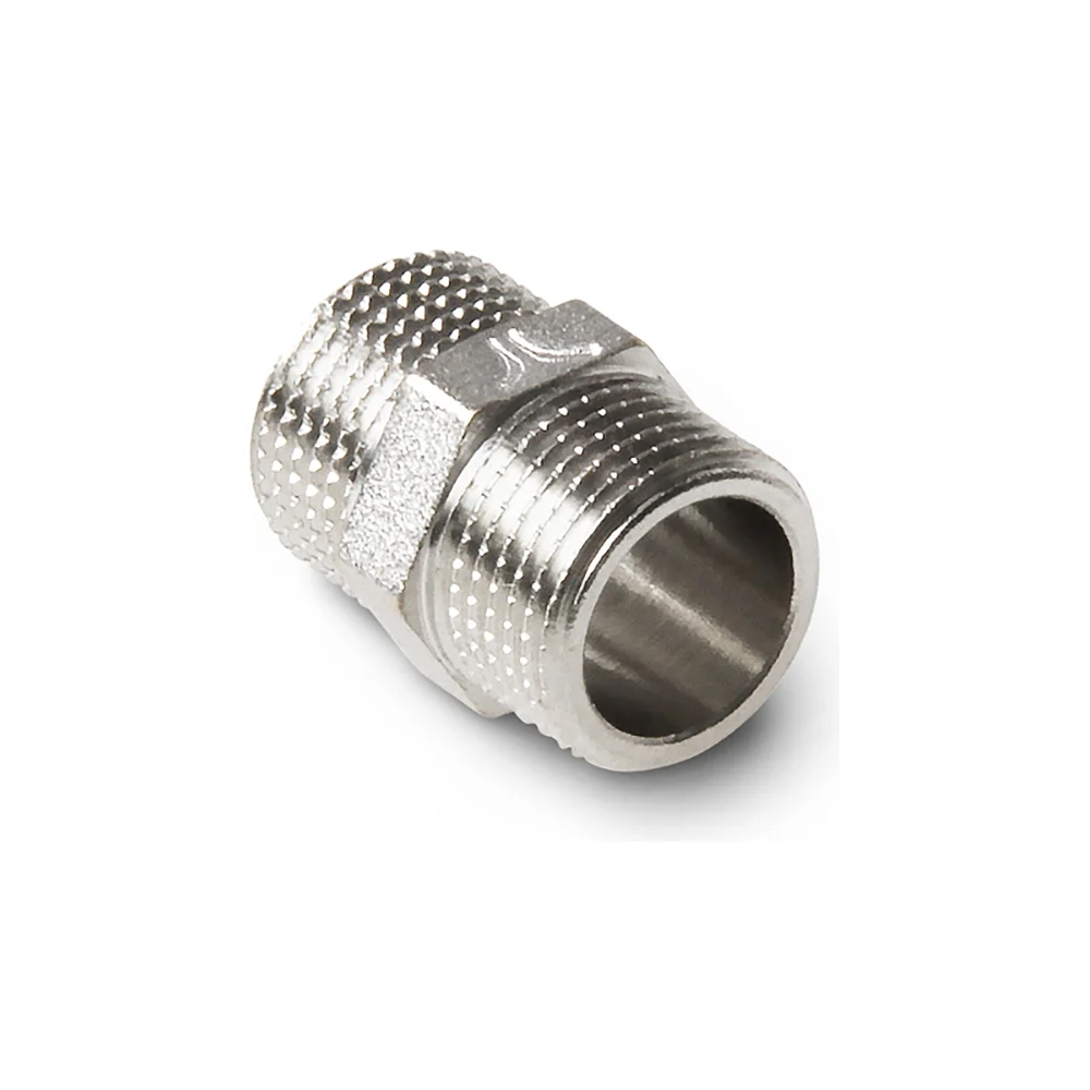 Латунный резьбовой ниппель PRO AQUA PA 06-M15-M15x