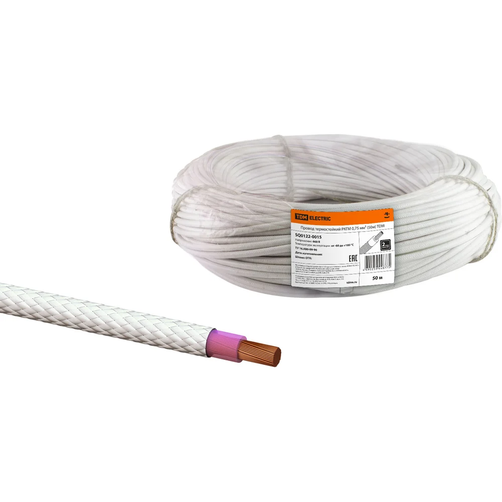 Термостойкий провод TDM ELECTRIC SQ0122-0015