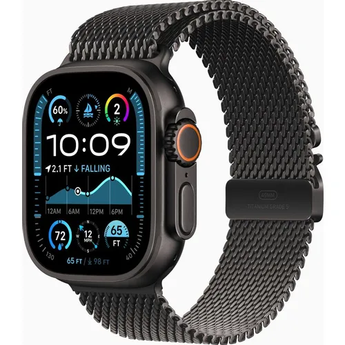 Смарт-часы Apple Watch Ultra 2 2024 A2986, 49мм, с SIM, черный титан