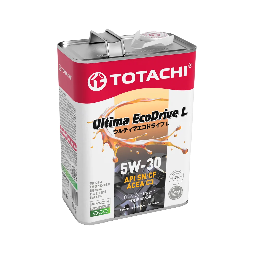 Моторное масло Totachi Ultima EcoDrive L Fully Synthetic SN/CF 5W-30 4562374690929