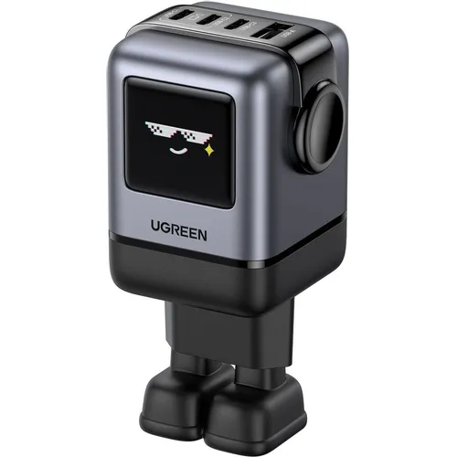 Сетевое зарядное устройство UGREEN X688, USB-A, 3xUSB-C, 100Вт, 3A, серый [45515b]