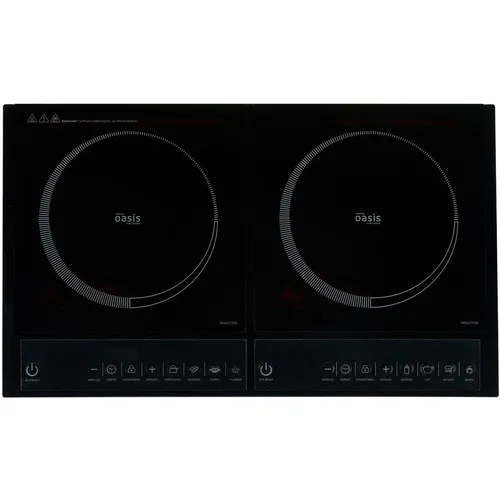 Настольная плита индукционная OASIS РI-DB3K, закаленное стекло, черный