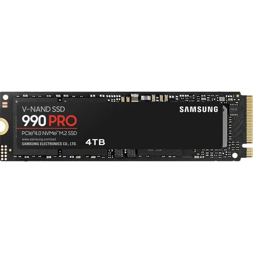 SSD накопитель Samsung 990 Pro MZ-V9P4T0BW 4ТБ, M.2 2280, PCIe 4.0 x4, NVMe, M.2