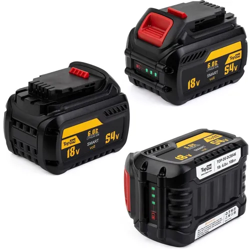 Батарея аккумуляторная для DeWalt TopON TOP-DE-DCB546, 18В, 6Ач, Li-Ion [103137]