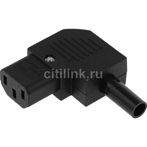 Вилка LanMaster LAN-IEC-320-C13/90, IEC 60320 C13, 10A, 250V