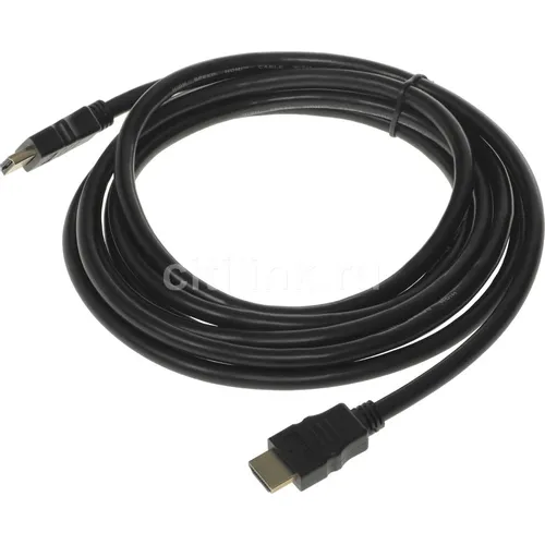 Кабель видео HDMI (m) - HDMI (m), ver 2.0, 3м, черный