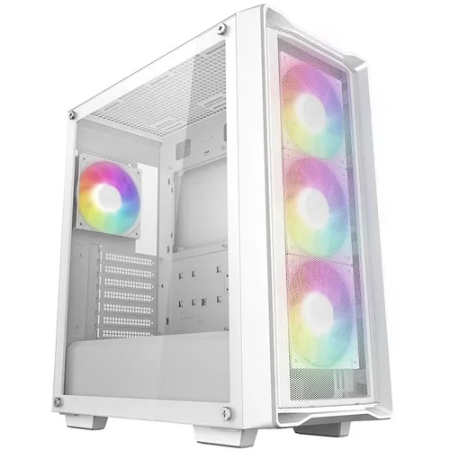 Корпус ATX DeepCool CC560 Mesh V2, Midi-Tower, без БП, белый [r-cc560-whama4-g-2]