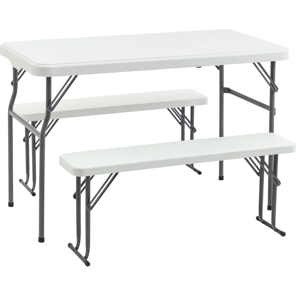 Комплект стола и двух скамеек Стул Груп Кейт YX-B113 white
