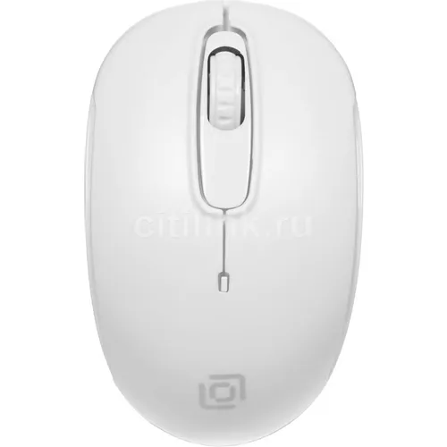 Мышь беспроводная Oklick 505MW, радио, оптическая, USB, 1000dpi, белый [1018257]