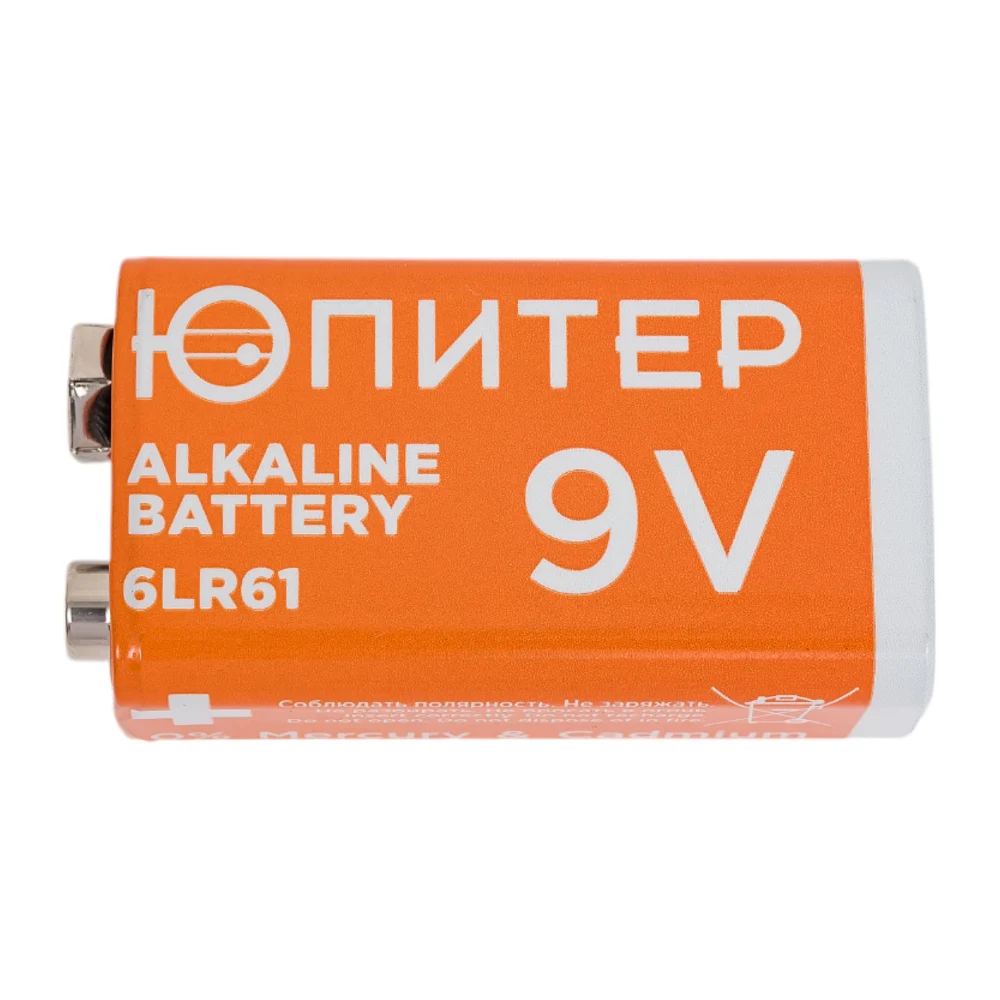 Алкалиновая батарейка Юпитер 6LR61 JP2105