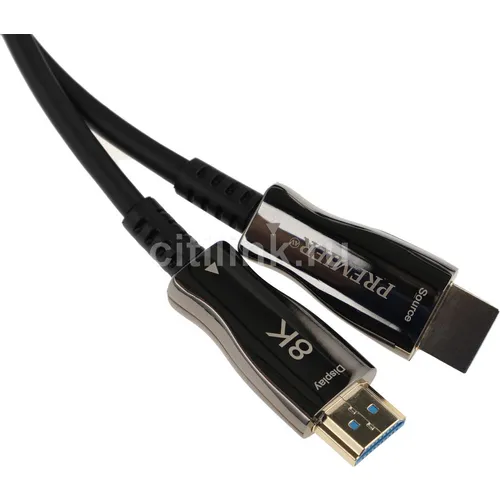 Кабель соединительный аудио-видео PREMIER 5-806 5.0, HDMI (m) - HDMI (m), ver 2.1, 5м, GOLD, черный