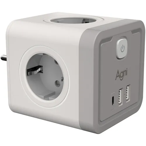 Сетевой разветвитель AGNI TP-WJ3U4E, белый [tp-wj3u4e-c-white]