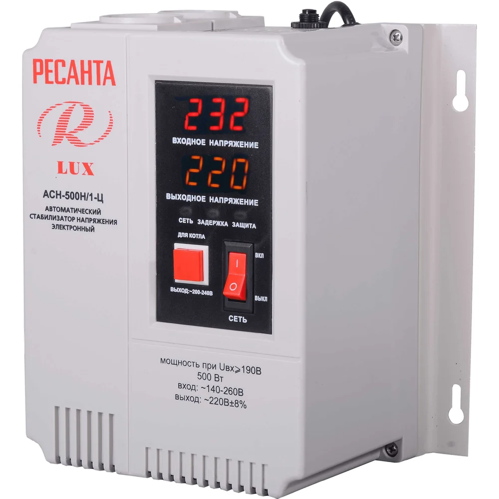 Стабилизатор Ресанта АСН-500Н/1-Ц 63/6/39