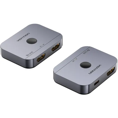 Переключатель аудио-видео VENTION AKPH0, HDMI (f) - HDMI (f), серый