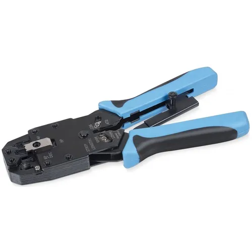 Инструмент обжимной Cabeus (HT-2008AR) для RJ-45/RJ-12/RJ-11 черный/синий