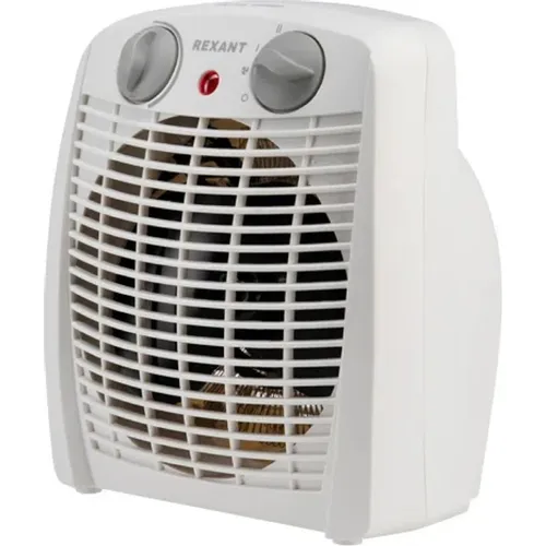 Тепловентилятор REXANT 60-0033, 2000Вт, с термостатом, 2 режима, белый