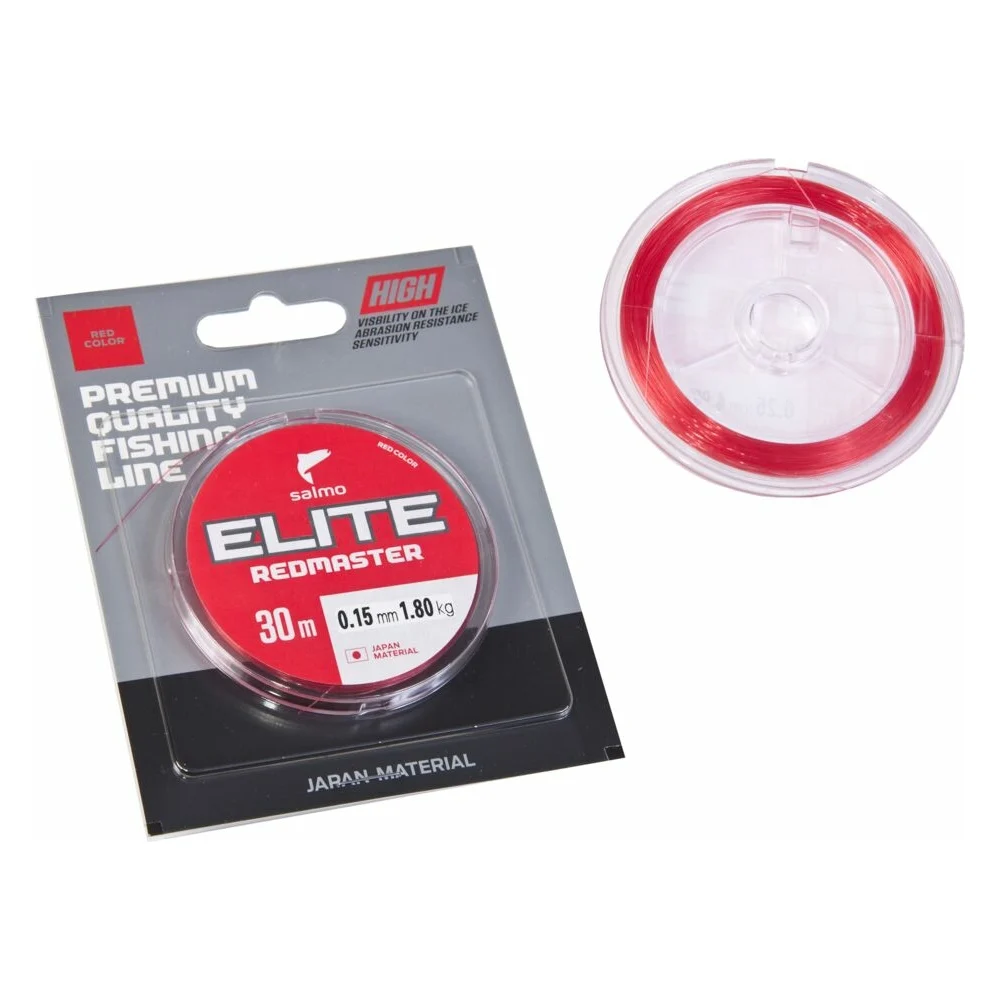 Зимняя монофильная леска Salmo Elite REDMASTER 030/015 4512-015