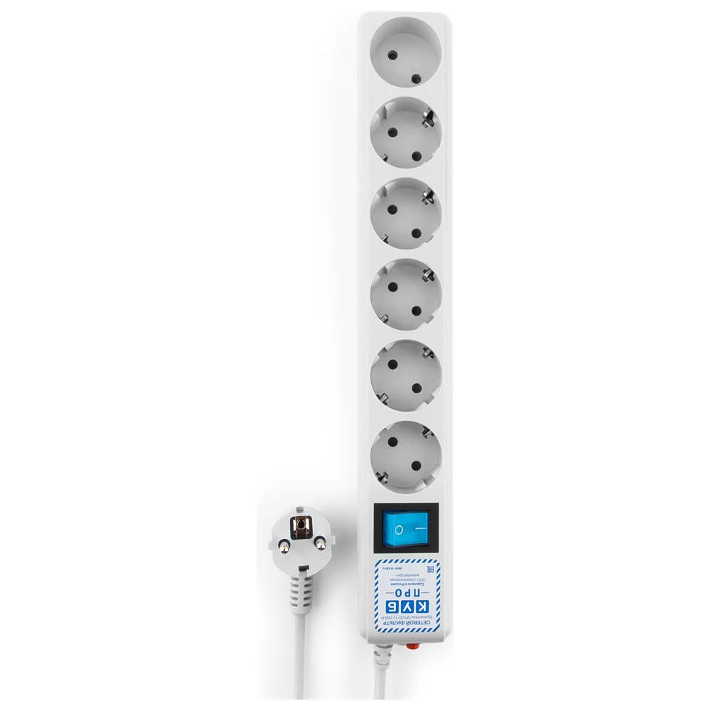 Фильтр-удлинитель Power Cube SPL(5+1)-16B-P-1,9М