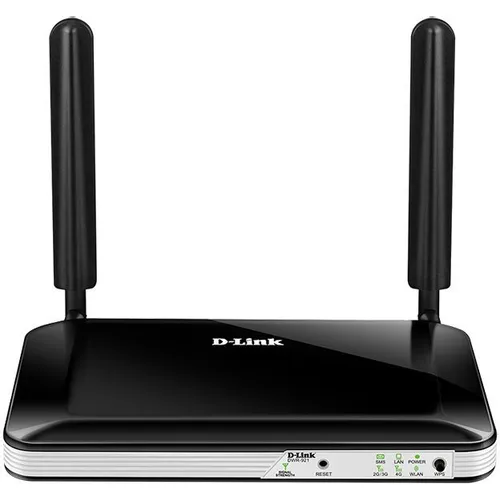 Wi-Fi роутер D-Link DWR-921, Wi-Fi 4, N300, 2.4ГГц, 4 LAN, 3G/4G, черный