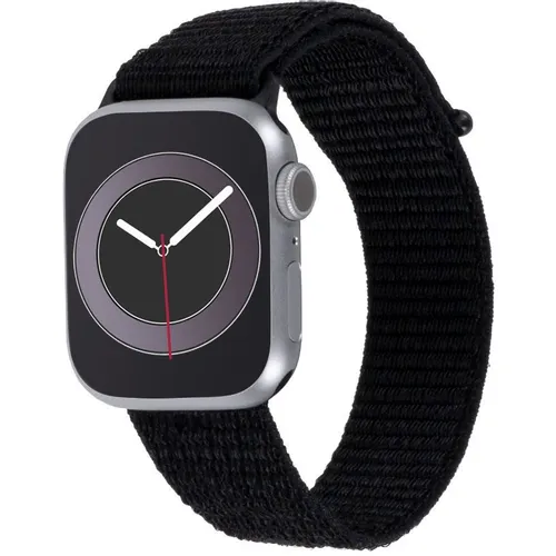Ремешок ZIBELINO APL-38-S-MF-FV-BLK для Apple Watch, черный [zbn-apl-38-s-mf-fv-blk]