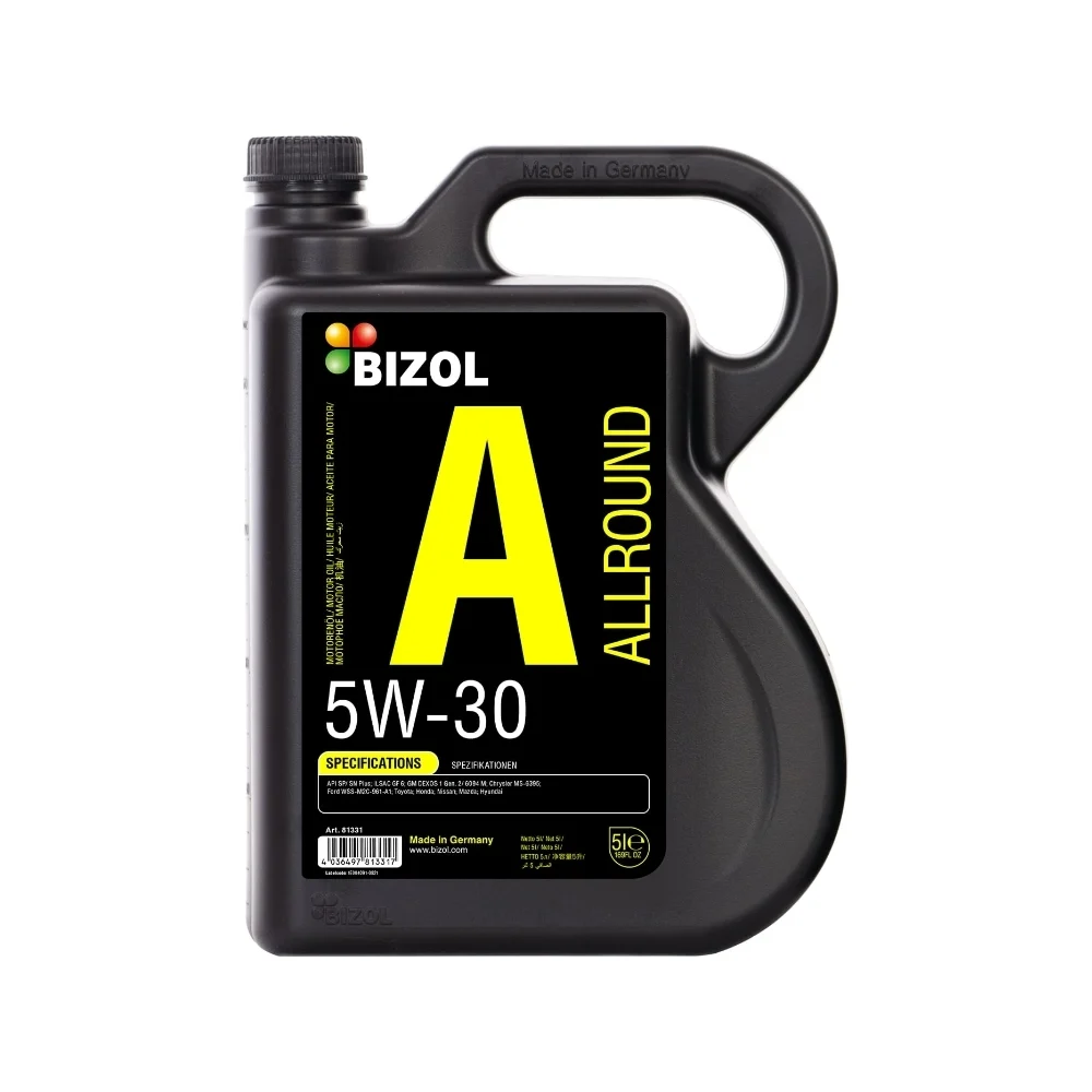 НС-синтетическое моторное масло Bizol Allround 5W-30, SP/SN Plus, GF-6A 81331