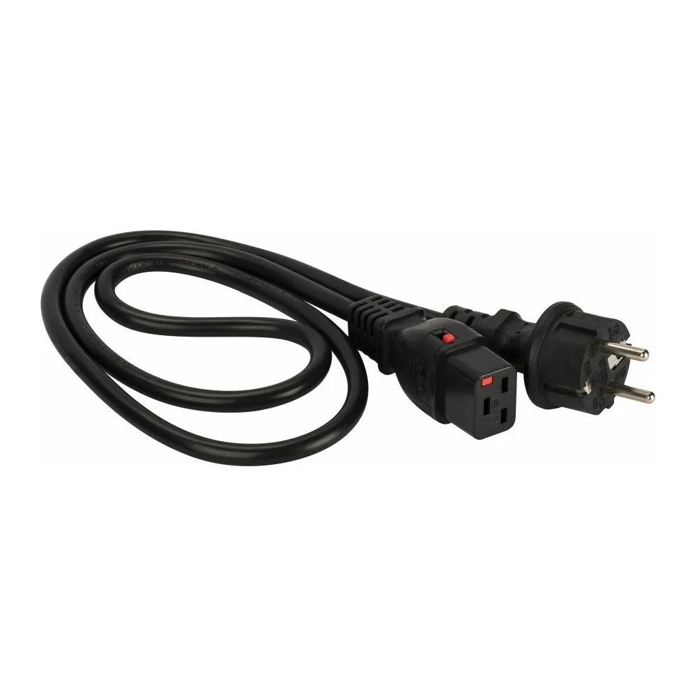 Шнур питания LANMASTER LAN-PP19L/SH-0.5-BK