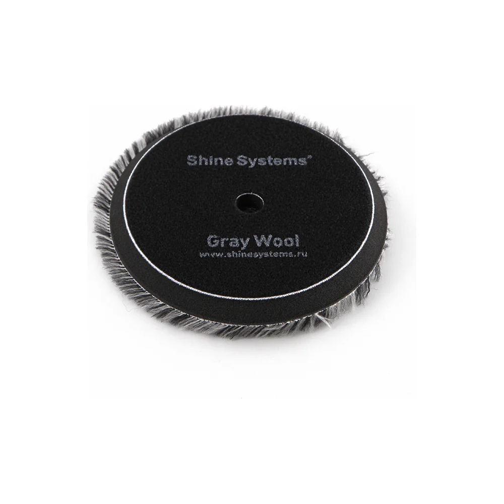 Полировальный круг Shine systems Gray Wool Pad SS531
